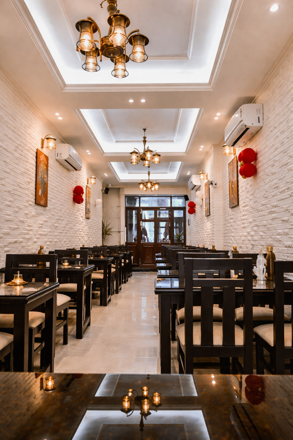 Vojon Rosik restaurant interior in Central Kolkata